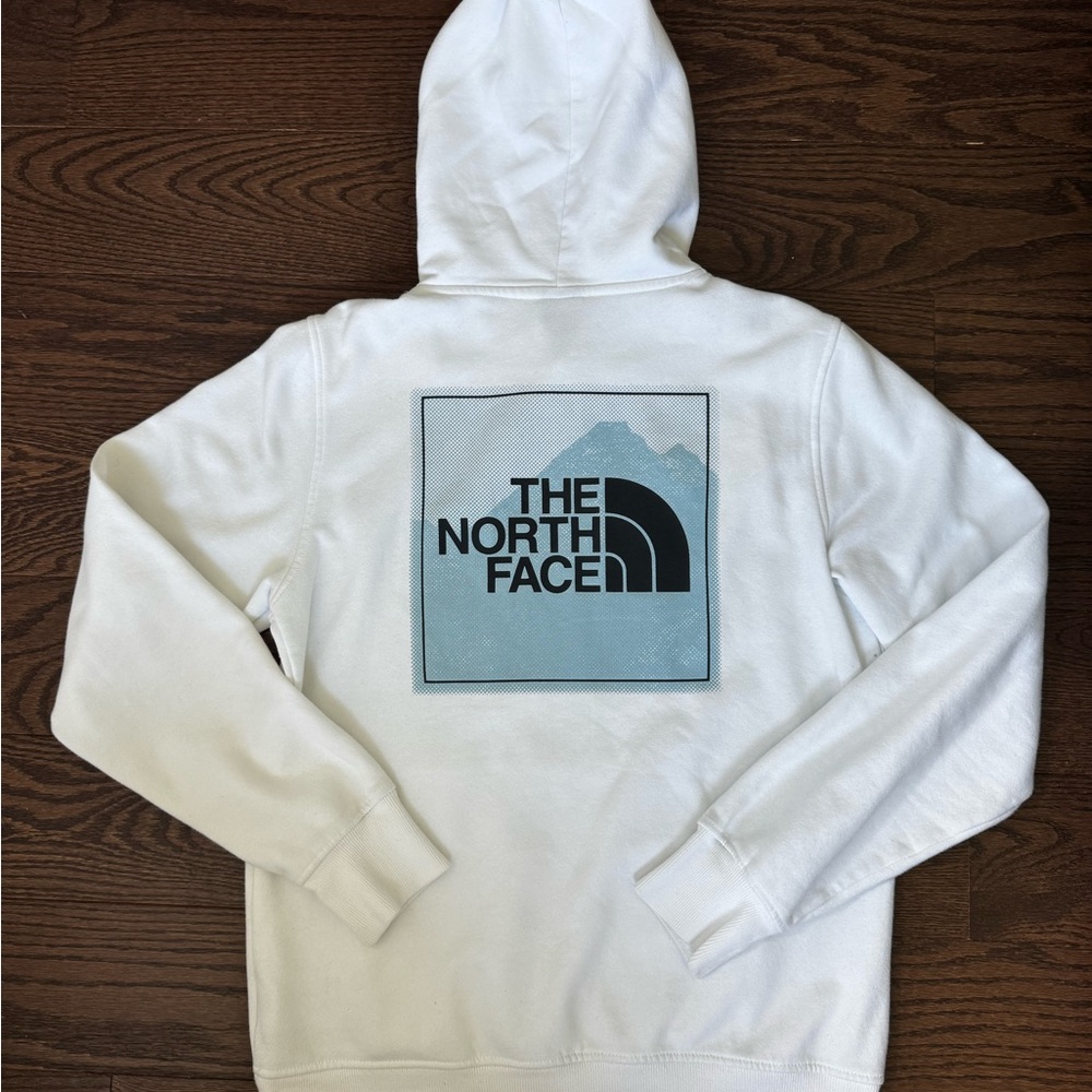 The North Face White Pullover Sweater with Logo